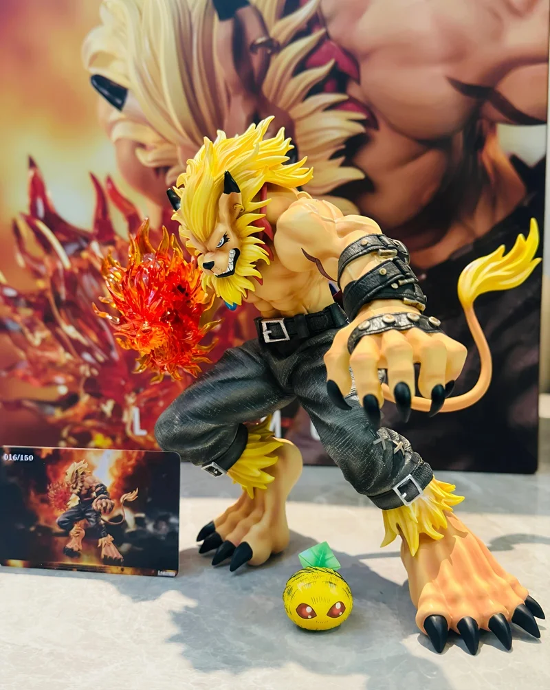 Soar Studio デジモン レオモン 完全に塗装された PVC スタチュー