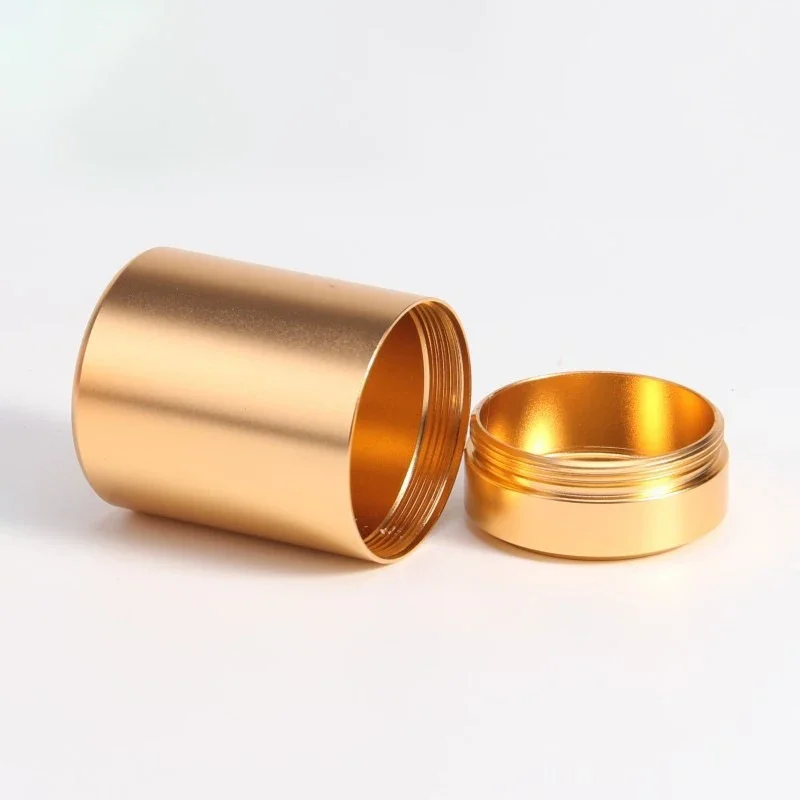 70ml Aluminum Storage Jar Portable Airtight Smell Proof Container Bottle Multipurpose Storage Container for Spices Coffee Tea