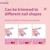 U-shaped French False Nail Scissors Acrylic Nail Clipper Adjustable Nail Tip Cutter Trimmer Manicure with Sizer Precise Cutting 4