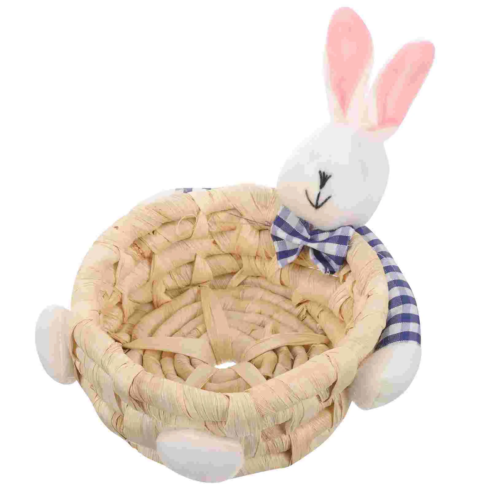 

Small Basket Storage Baskets Shallow Makeup Woven Decorative Organizing Shelves Gift