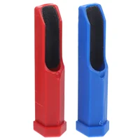 2Pcs Portable Plastic Billiard Cue Tip Shaper Pool Stick Repair Trimmer Snooker Cue Burnisher File Tool Sander Grinder Accessory