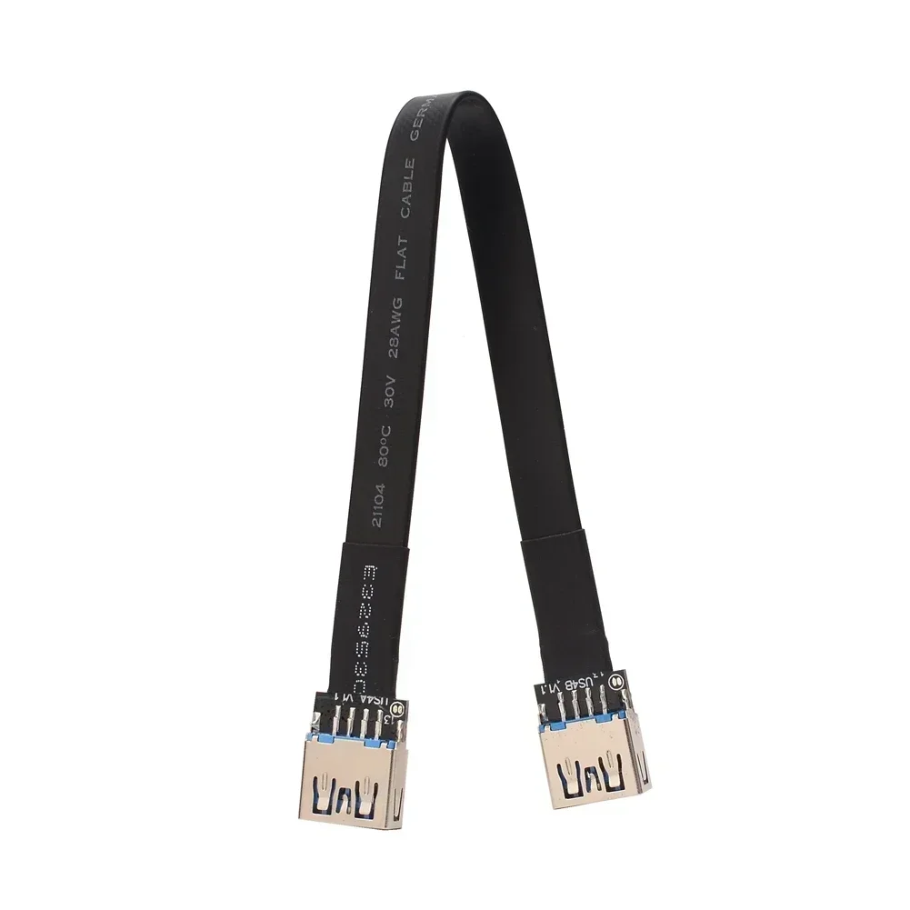 3-300cm USB 3.0 케이블 플랫 USB 연장 케이블 남성 여성 데이터 케이블 더블 앵글 USB3.0 연장 코드 PC TV USB 연장용