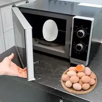 Machine à œufs à micro-ondes, chaudière à œufs, cuiseur à vapeur pour œufs durs et doux, Gadgets de cuisine pour faire bouillir les œufs, outil de cuisson des œufs 3