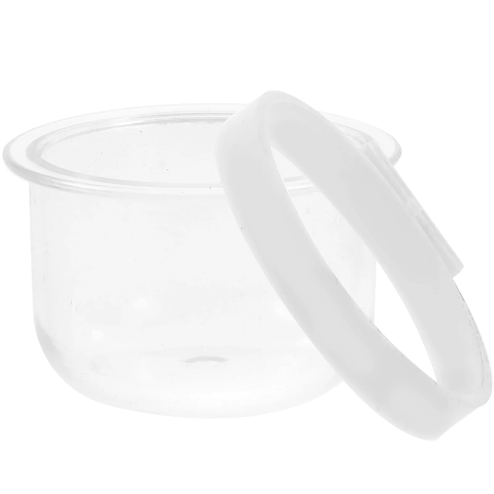 Removable Clear Bowl Plastic Food Cup Parrot Waterer Bird Cage Feeder Accessories Cockatiel Supplies Pet Products Pigeon