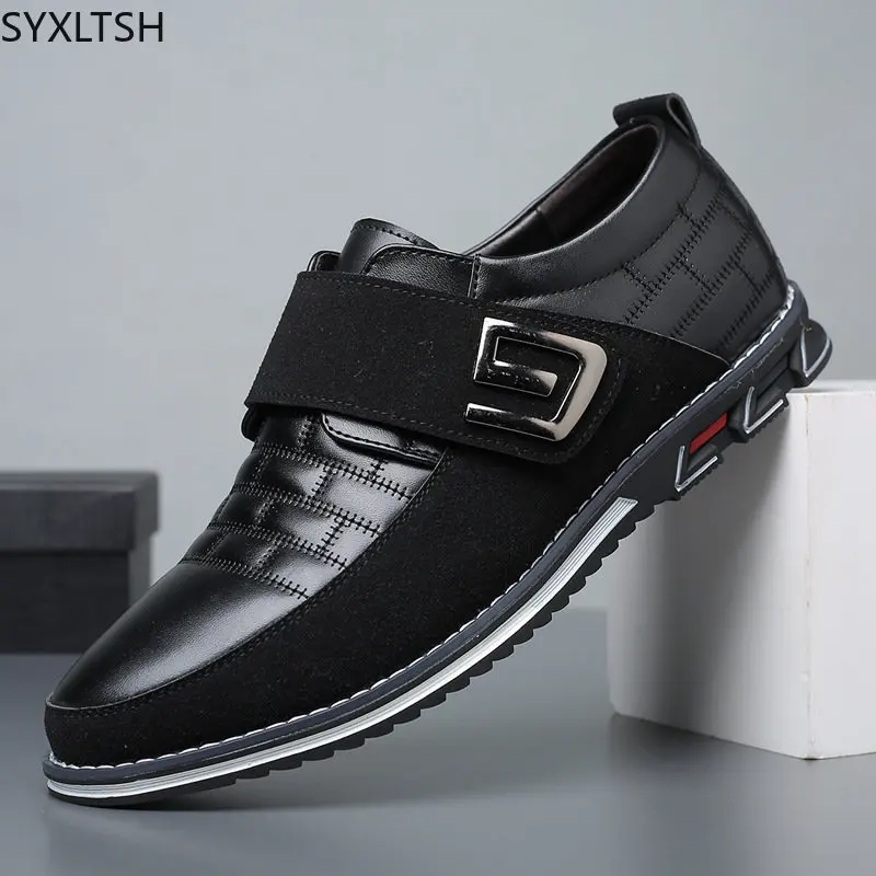 

Туфли мужские кожаные, роскошные кроссовки, повседневная обувь без застежки, итальянские лоферы, офисные, 2024