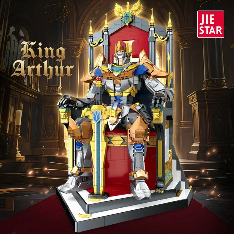 JJ9220 2057PCS MOC Knight of the Round Table, King Arthur Building Blocks Bricks Assembling DIY Toys for Children Gift Set