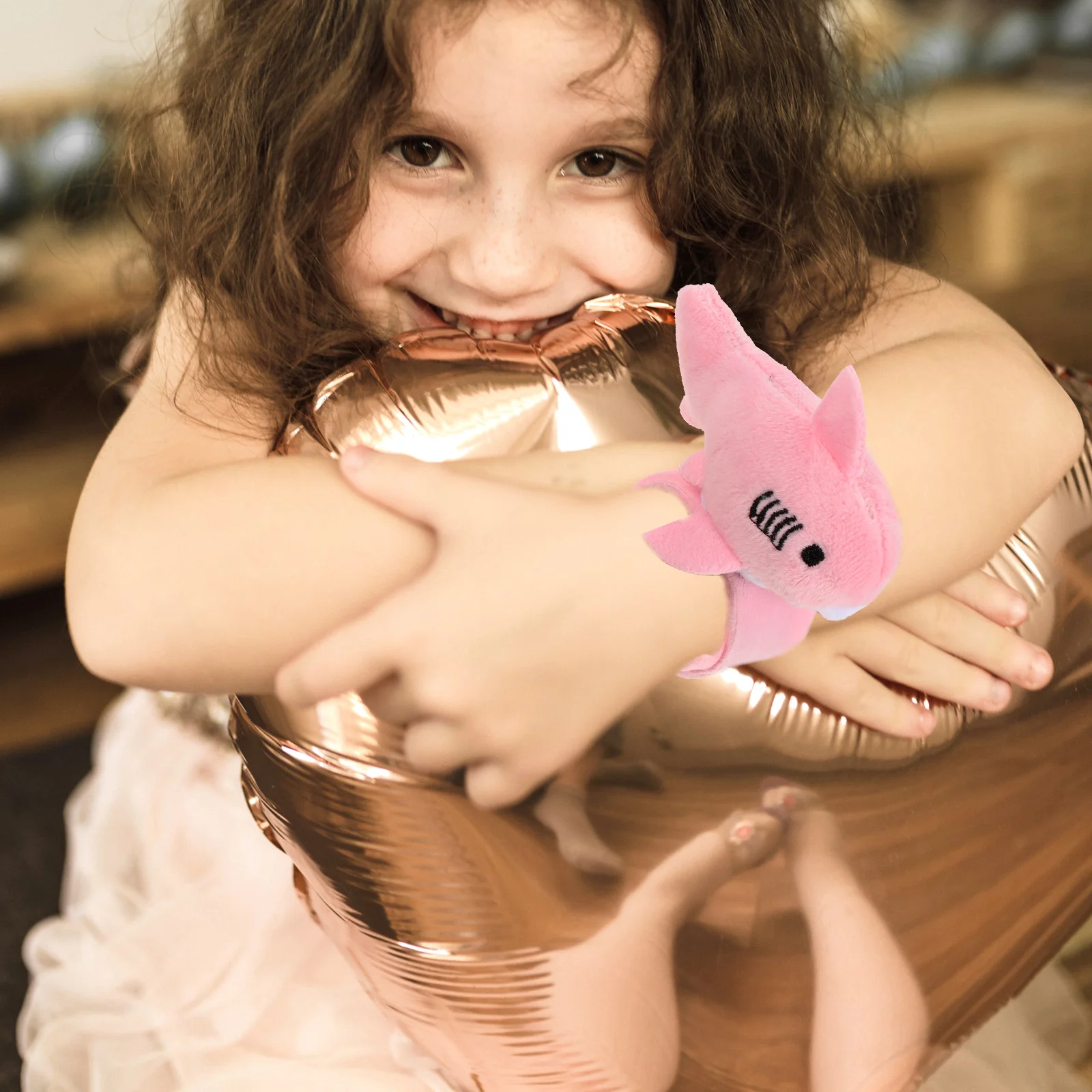 

Shark Slap Bracelets Plush Slap Bands Children Stuffed Animal Bracelets