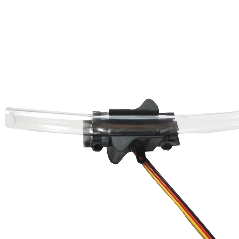 3PCS PTFS-IR2107D Slot Photoelectric Level Sensor Tube Liquid Water Detect 6-8mm Diameter Contactless External Pipe Measurement