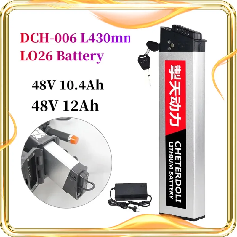 Batteria Pieghevole Per Bici Elettrica 48V 12Ah 14Ah Amp Dch006 Per Batterie Pieghevoli Per Biciclette Elettriche Samebike Lo26 20 Lvxd30