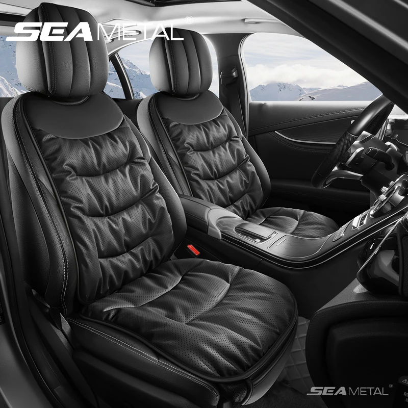 Appdee Universal Winter Car Seat Cushion Imitation Rabbit Fur Car Seat Cover Thick Plush Soft - View #5