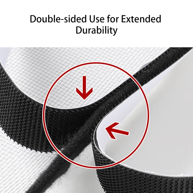 Écran durable amélioré de haute qualité multi-tailles, anti-moustiques et d'insectes, conception auto-adhésive, convient aux portes et fenêtres 6
