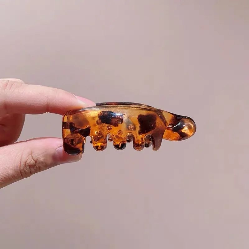 Haarnadel, rutschfeste Haarnadel für hohe Pferdeschwänze, Twist-Clip, bequemer Bananenclip für glattes Haar, dickes Haar, halbe Haarbänder – Detail 8
