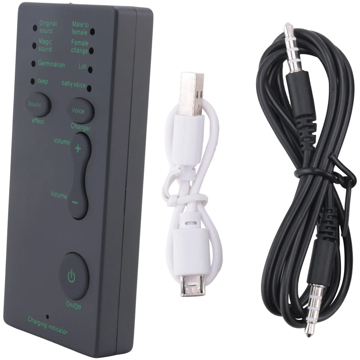 Hot sale Disguiser Phone Microphone Voice Changer Adapter 8 Voice Changeing Modes for MIC Game