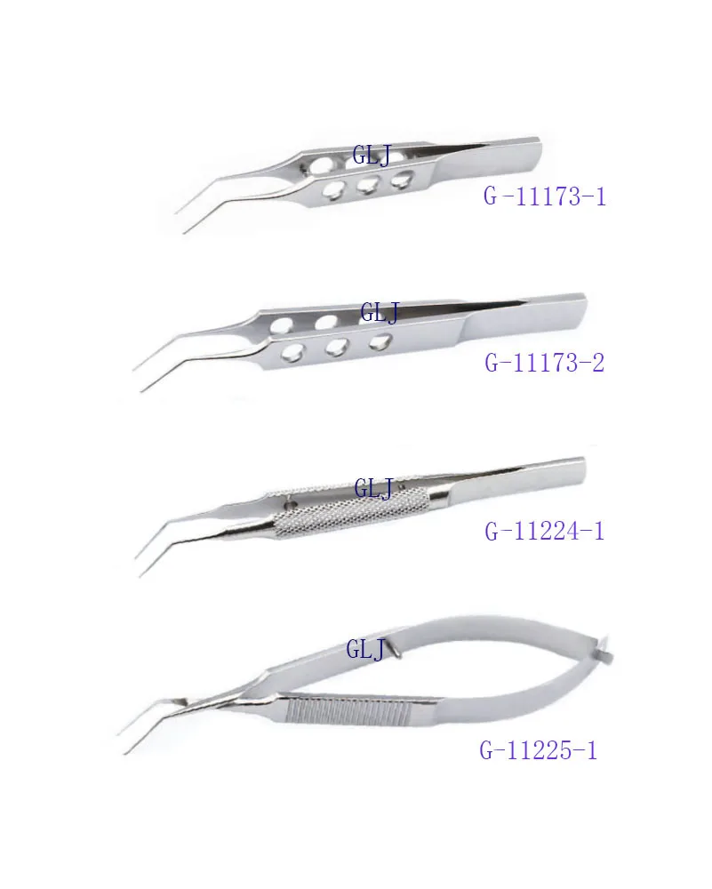 

Capsulorhexis Forceps 45° Angled Shafts Stainless Steel Ophthalmic Surgical Instruments