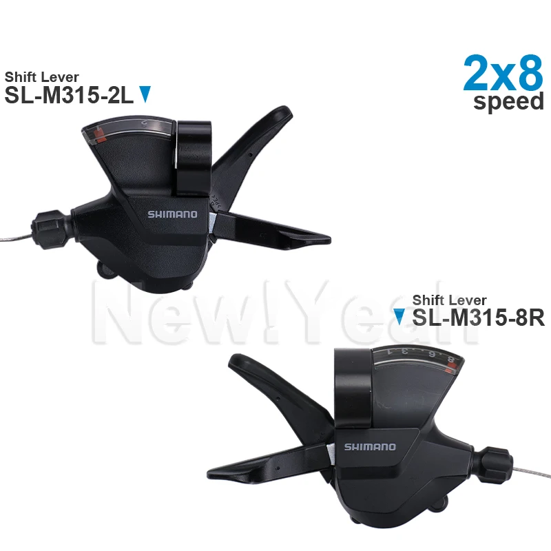 SHIMANO M315 2x8 3x8 Shifter Groupset Left and Right Shift Lever 8-speed Original parts