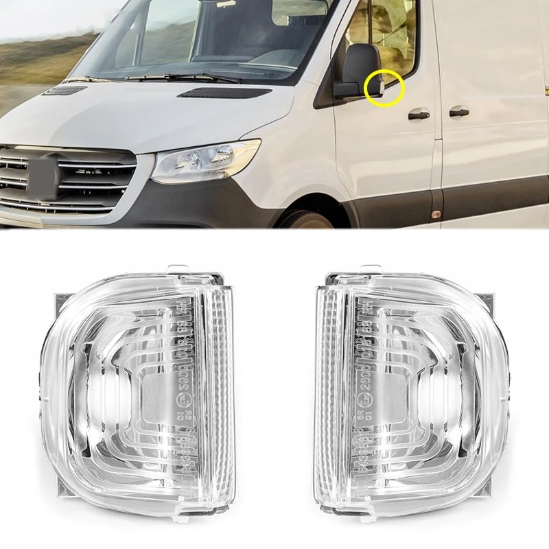 

Car Rearview Mirror Repeater Lamp Turn Signal Light For Mercedes Benz Sprinter 2019 2020 A91090647600 A9109064700