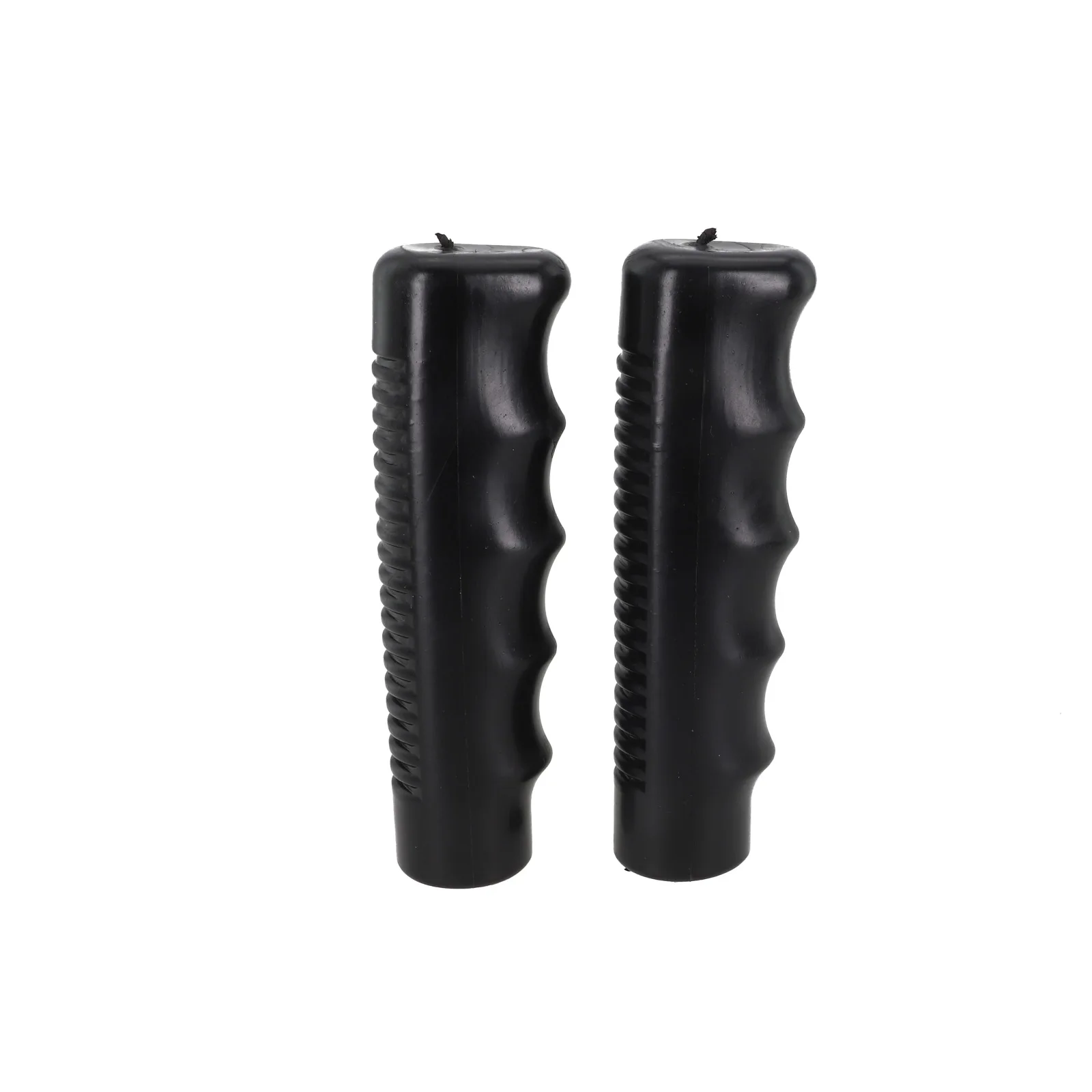 2Pcs Wheelbarrow Rubber Handles, Round Tubes Black Replacement Universal Handles PVC Anti-slip Handle Cover Industrial Tool Part