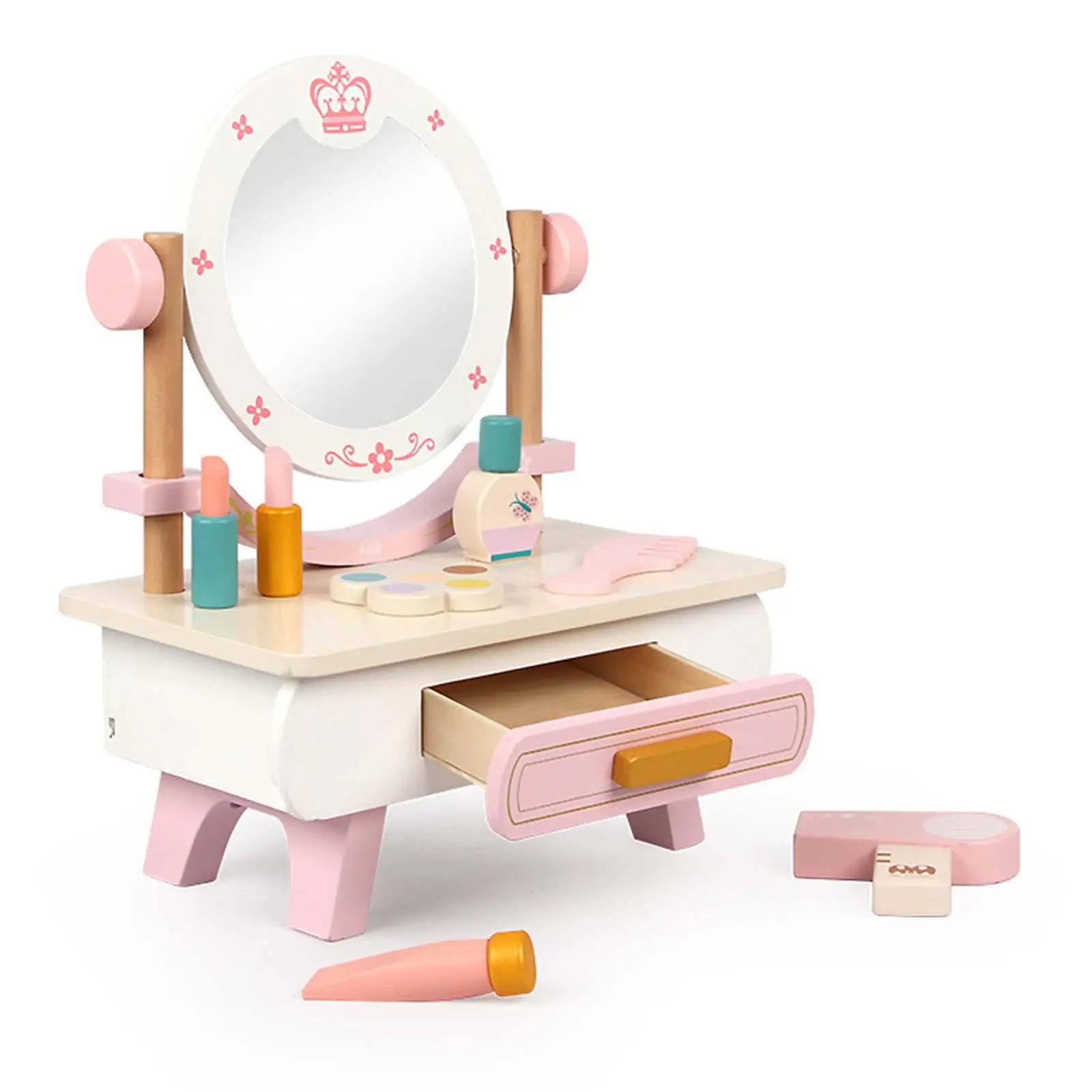 Meninas brinquedo princesa maquiagem vaidade vestir-se mesa brinquedo para  3 4 5 6 anos de idade meninas - AliExpress