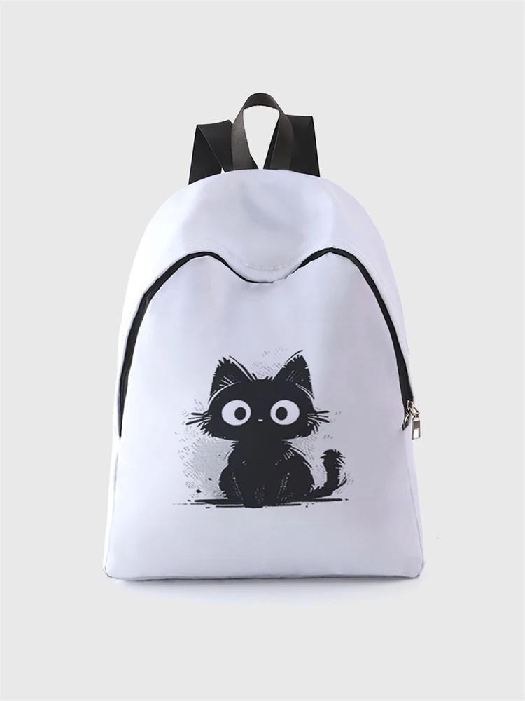 New Women's and Men's High Capacity College Backpack Trend Women's Laptop School Bag Cute Girl Travel Bag Cool