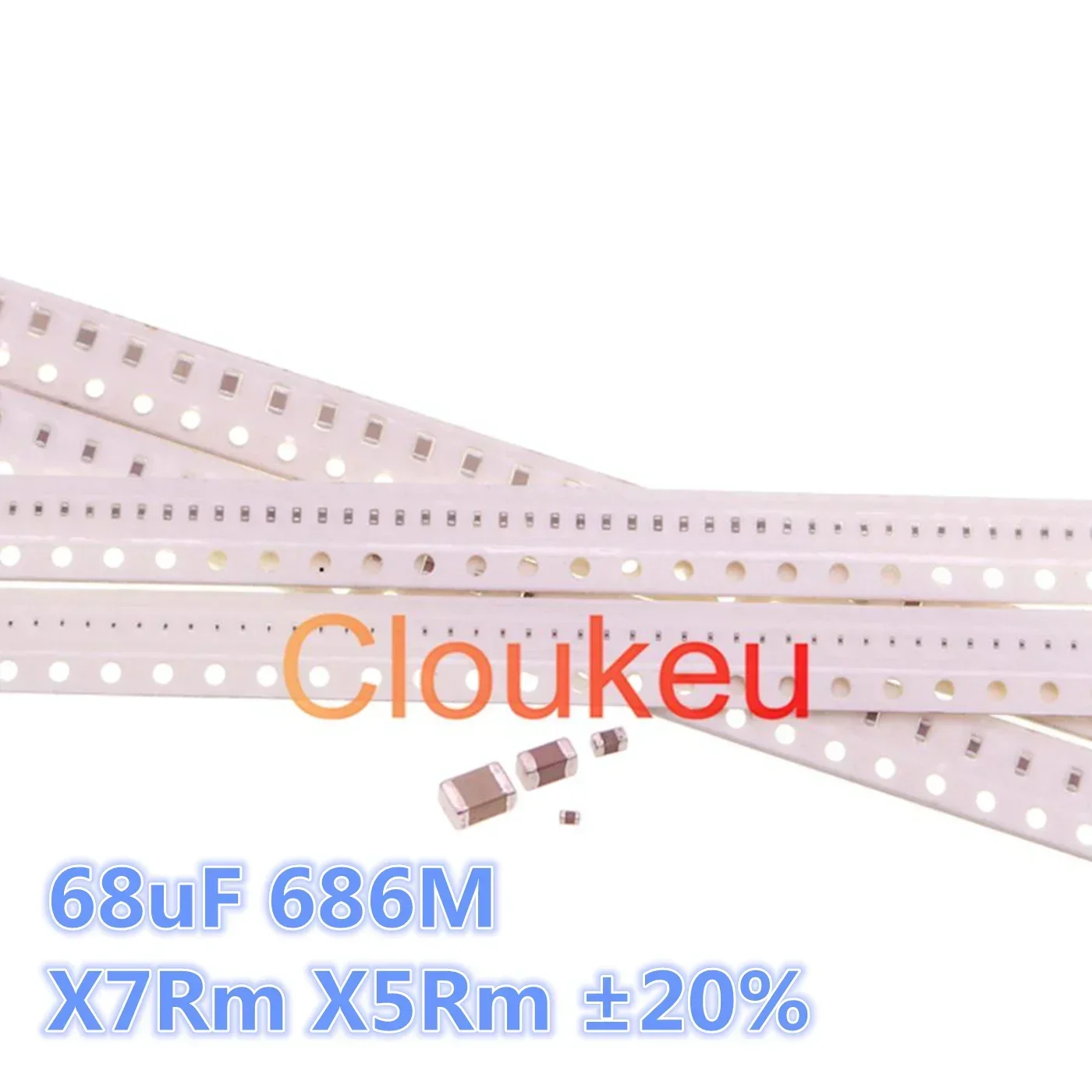 칩 세라믹 커패시터 68uF 686M 1206 1210 2220 6.3V 10V 16V 25V 50V X7R X5R ±20%