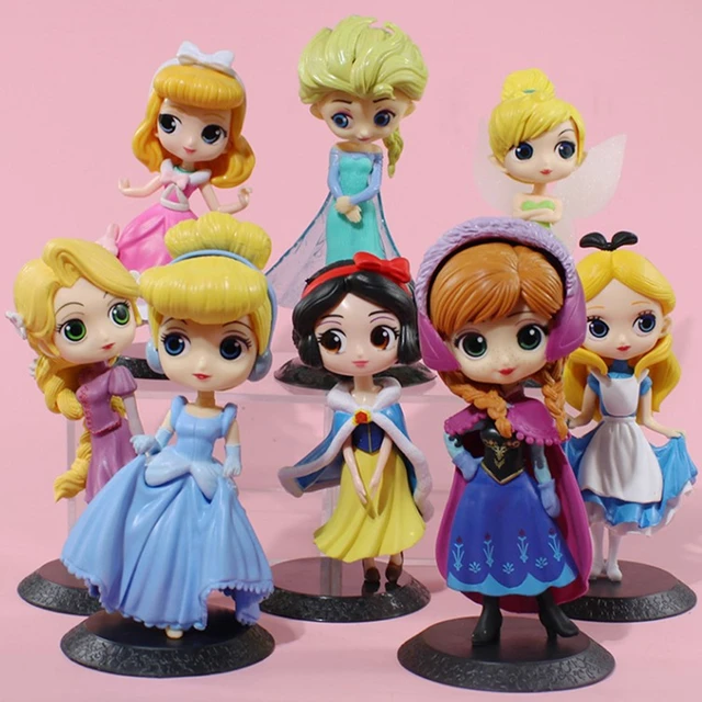 Disney Princess Figure Pvc Model Cinderella  Disney Princess Figurines Set  - Disney - Aliexpress