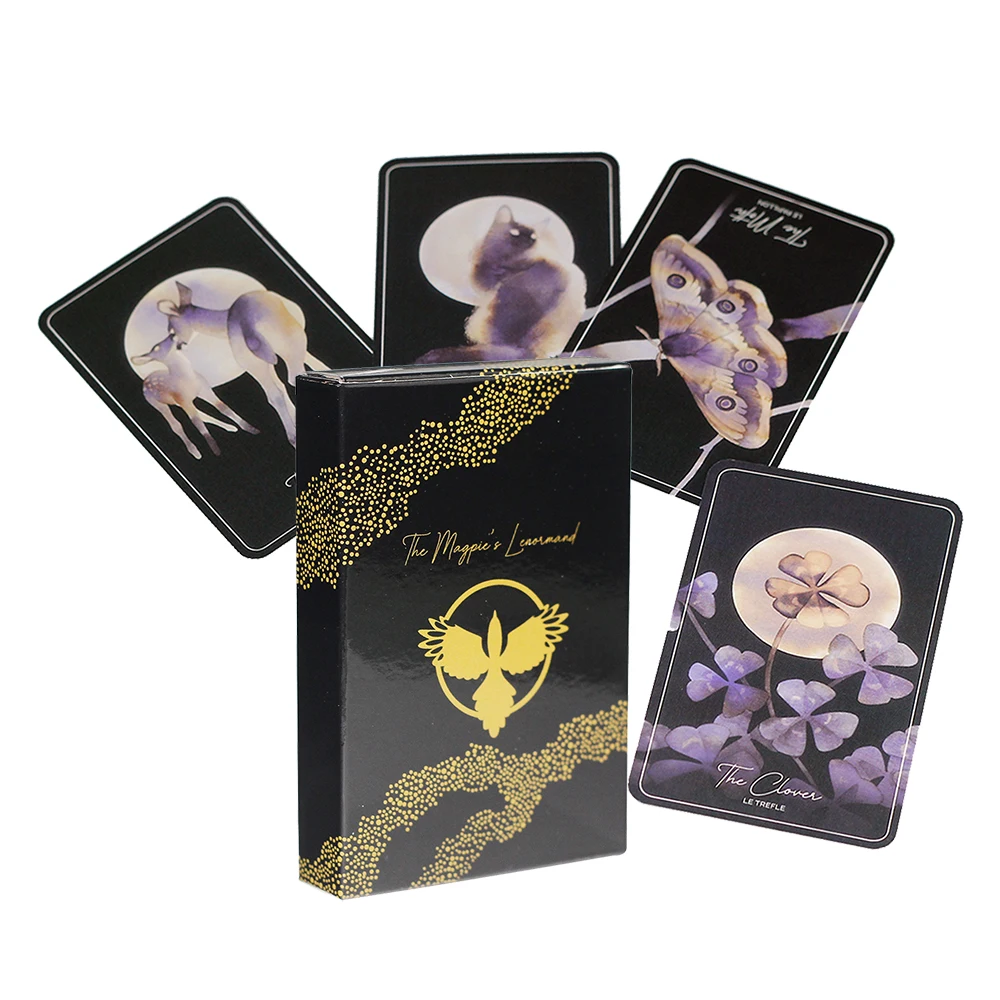 Augury Magpie'S Lenormand Oracle Cards Augur  Nice Boardgame Ceremonial Magic Bird Lenormand