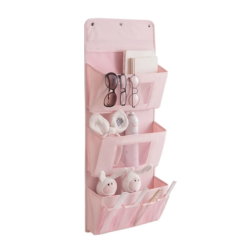 Wall Hanging Organizer Bag Non-Woven Fabric Door Wardrobe Hanging Storage Bag Living Room Bedroom Toy Cosmetic Kitchenware Box 6