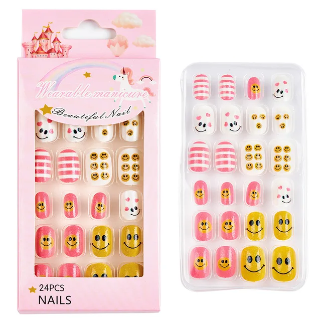 Children Press On Nails Set 5