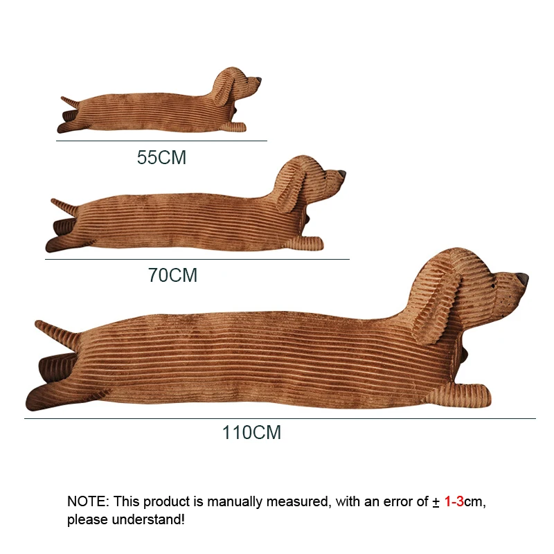 floor cushions Cushion Lovers Brown Cute British Short-legged Dachshund Dog Pillow Cushion Sofa Gift Plush doll garden cushions