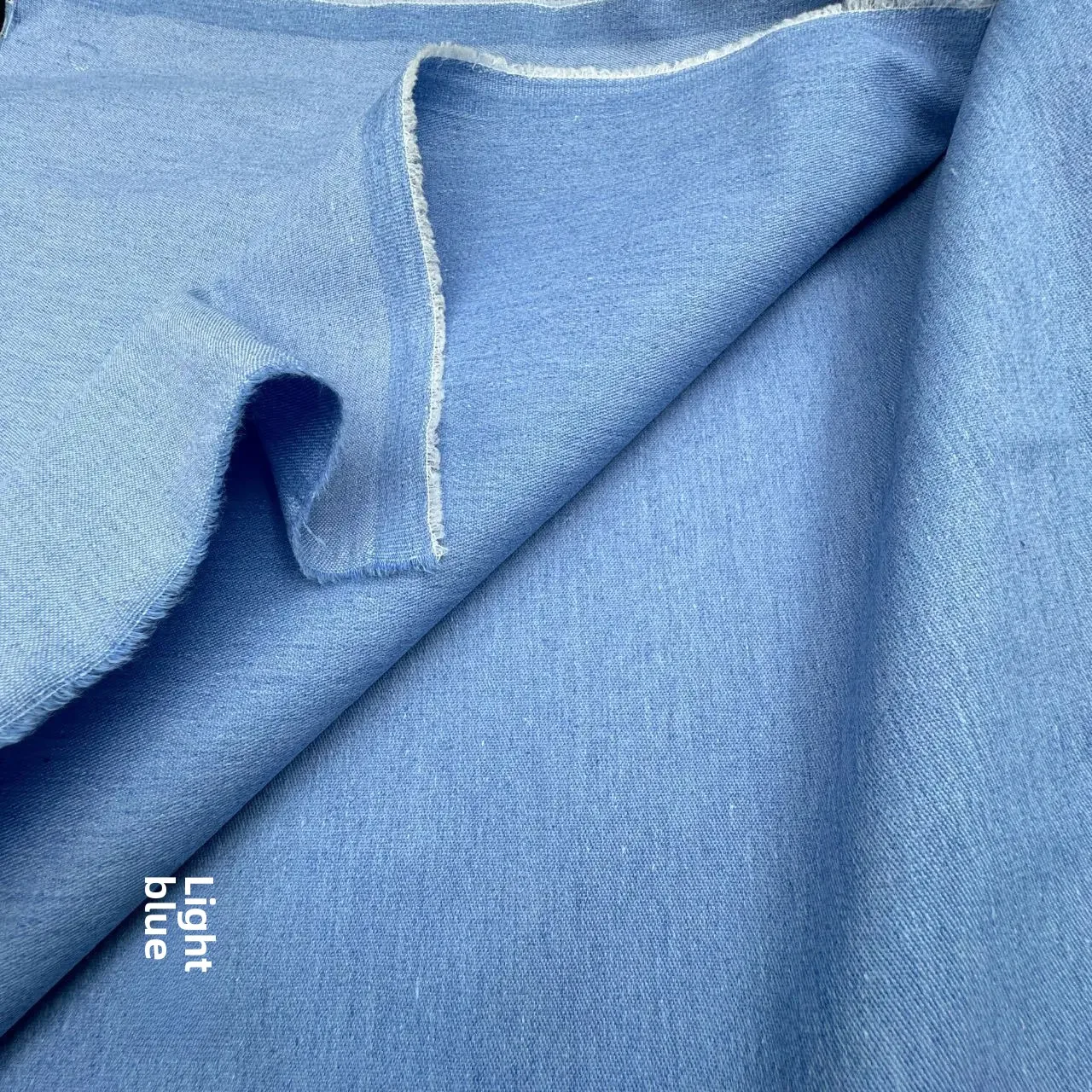 200g Cotton Polyester Denim Fabric Workwear Suit Pants Washed Finished Product Elastic Jeans Material Chinese Production