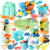 Beach Toys Set Gift Beach Toy Shovel Beach Boat Summer Outdoor Beach Castle Model Toy Beach Cart Toy Set Water Toy 4