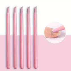 Ultra - Thin Pink French Nail Art Liner Brush Set - 5 - Piece for Precision DIY Manicure (TB70 - 3)