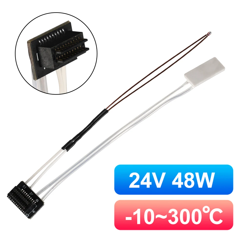 

Thermistor Ceramic Cartridge Heater For Bambu Lab P1P P1S 24v 48w Heating Tube for 3D Printing Thermistor Hotend 3D printer part