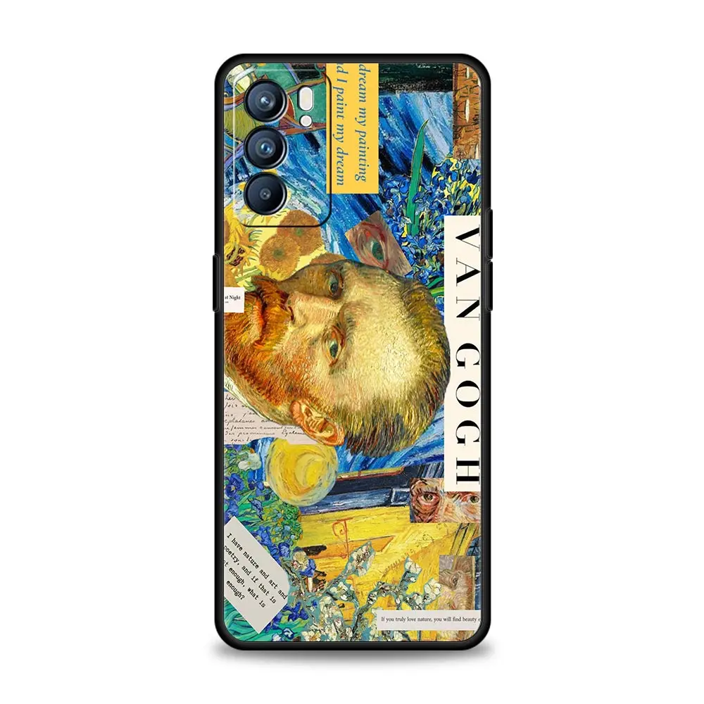 Van Gogh Starry Night Flower Phone Case Cover