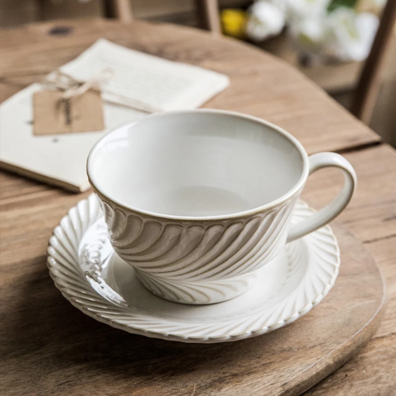 Tazze da caffè in ceramica in stile europeo tè al Latte tazza da colazione  Cappuccino tazze da fiori Latte stoviglie da cucina di alta qualità -  AliExpress
