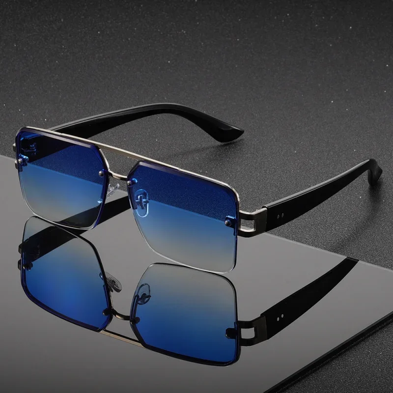 1 x Doppelstrahl-Modebrille, Unisex und ein Muss für die Gestaltung trendiger Look
