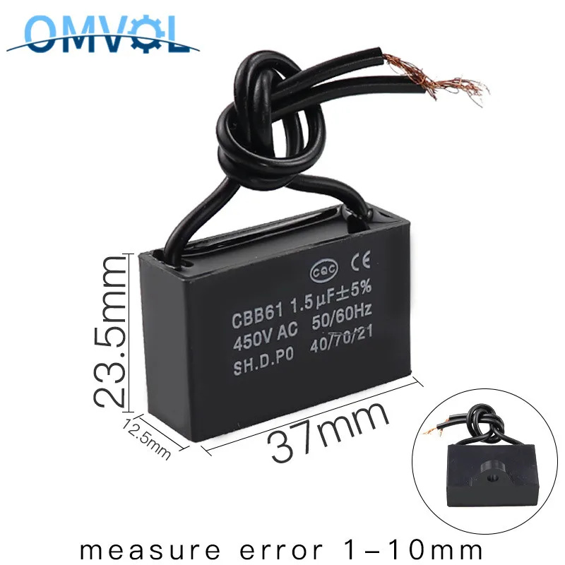 Condensatore Di Avviamento CBB61 - 450 V CA, 24 UF, Italia - Foto 3