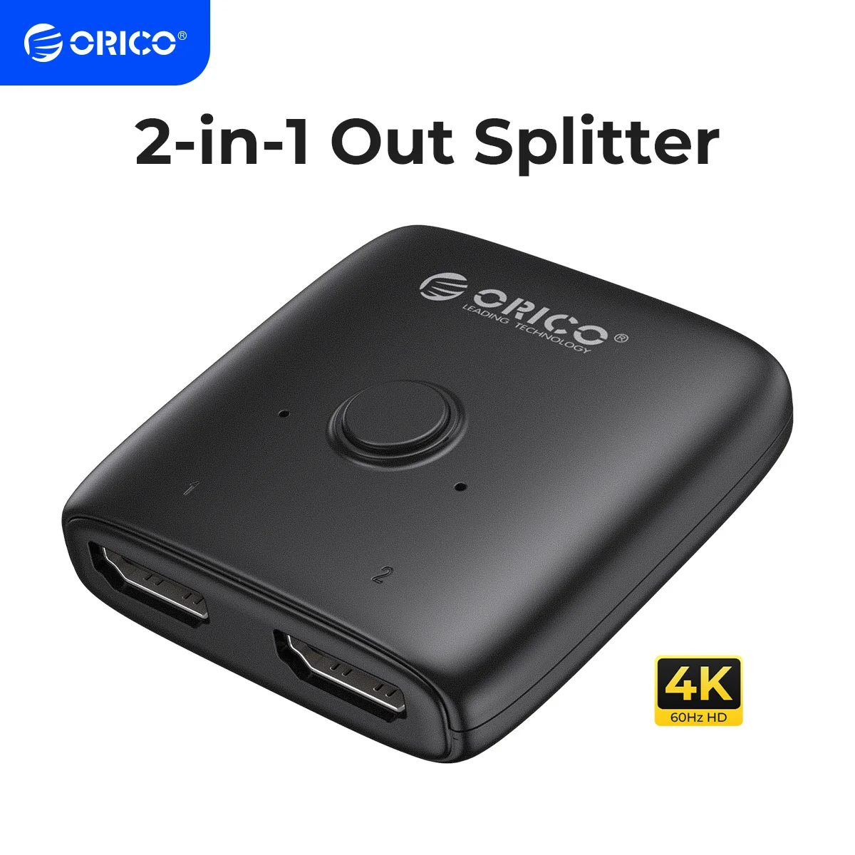 Splitter Orico Compatibile Hdmi 4K * 2K 60Hz Kvm Switcher Convertitore Audio Adattatore Bidirezionale 1X 2/2X1 Per Ps5 Nintendo Switch Box
