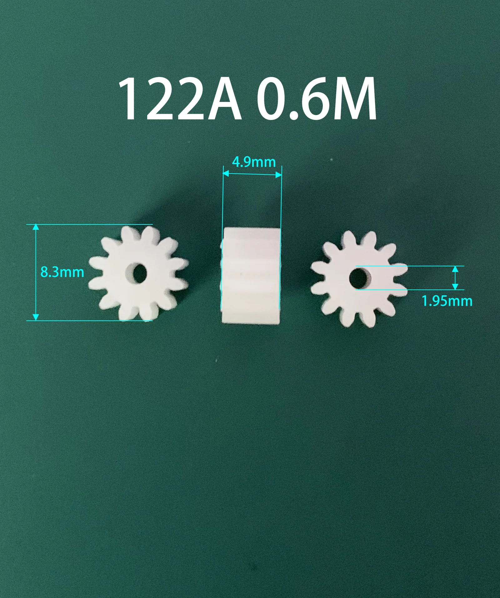 Transmission Gear 10PCS 0.6M Plastic Gears