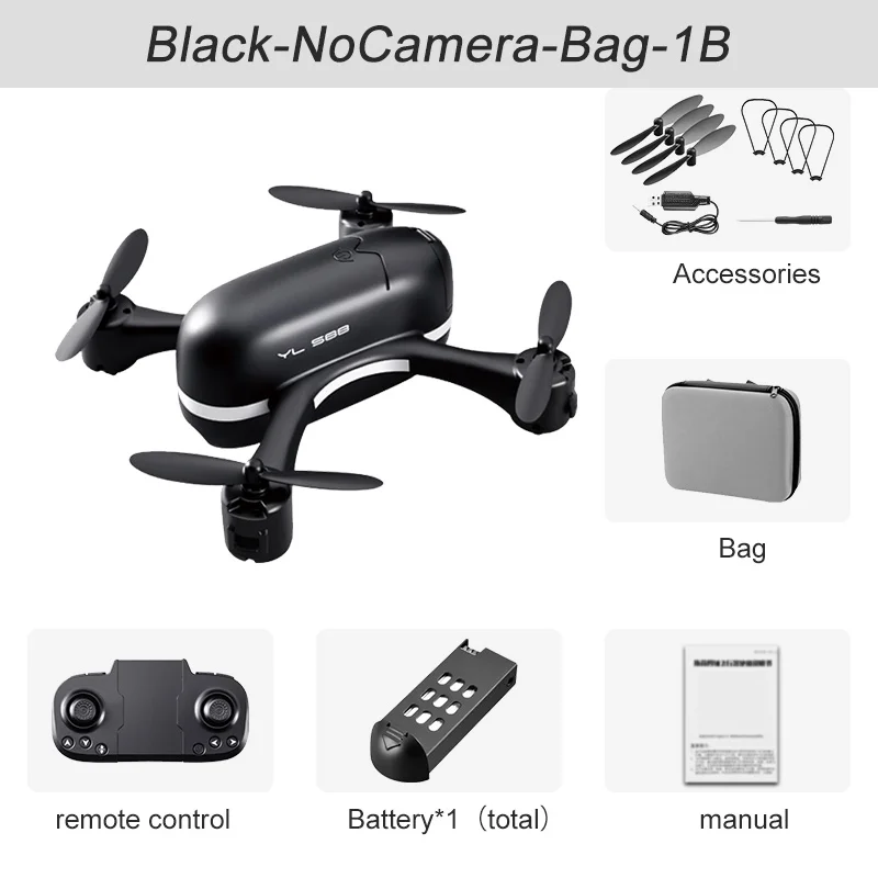 2022 New S88 Drone 4K HD Dual Camera with FPV Optical Flow Positioning RC Helicopter Profesional Quadcopter Mini Dron Boys Toys RC Quadcopter luxury RC Quadcopter