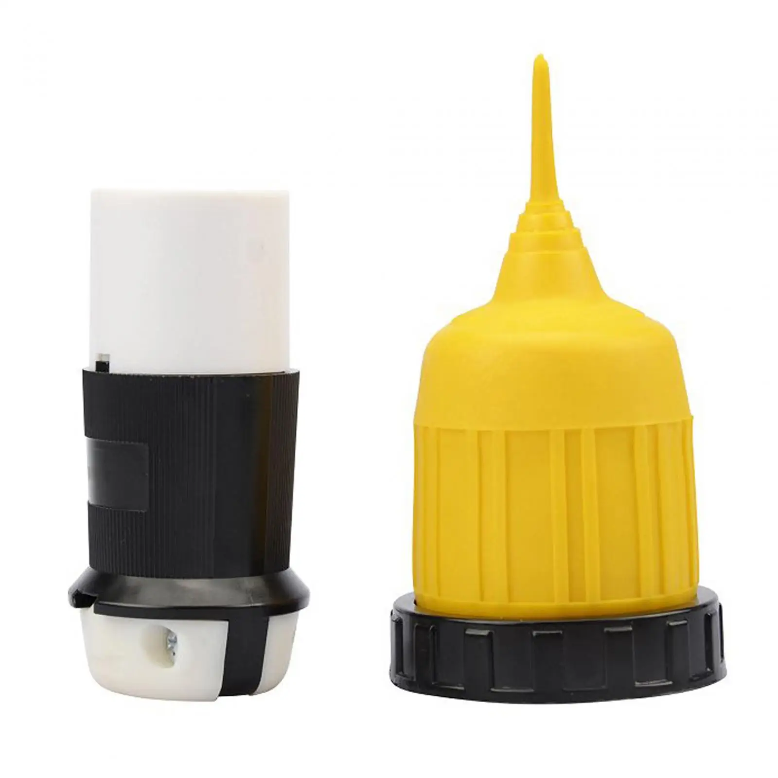 

RV Power Cord Locking Connector Power Socket Easy Installtion Locking Plug 30Amp 125V for Vehicles Boat Yacht Camper Trailer