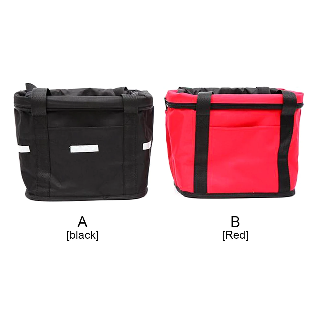 

Bicycle Handlebar Basket Foldable Front Frame Bag Pet Outside Mountain Bike