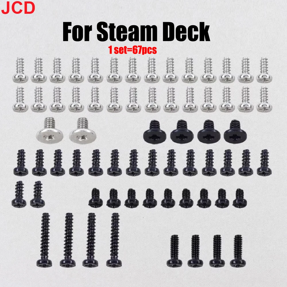 

Full set screws For Steam deck console Back Cover Screws For Steam Deck Game Console Gamepad Repairing Kit Gaming Accessories