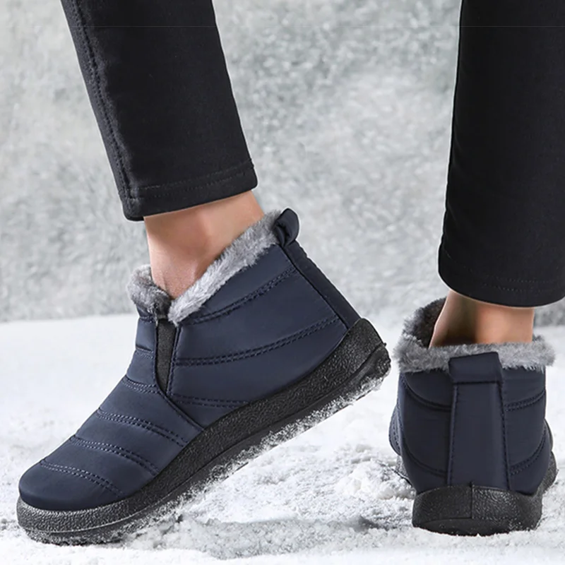 Men Shoes Slip On Fur Winter Shoes Fashion Men's Sneakers For Winter Casual Sneaker Chaussure Hommes Leisure Loafers Men Tenis