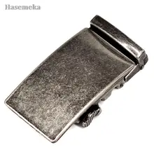 

New 2021 Men's Belt Buckle Automatic Wearable Vintage Gray Metal Click Buckles Durable Fits In 3.5 CM Ratchet Belt Business