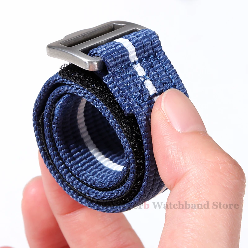 Classic Military Sport Nylon Watch Strap - Premium Canvas Wristband