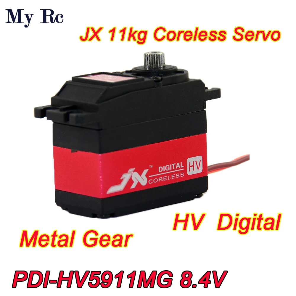 

JX Servo PDI-HV5911MG 8.4V Metal Gear Digital Coreless Servo