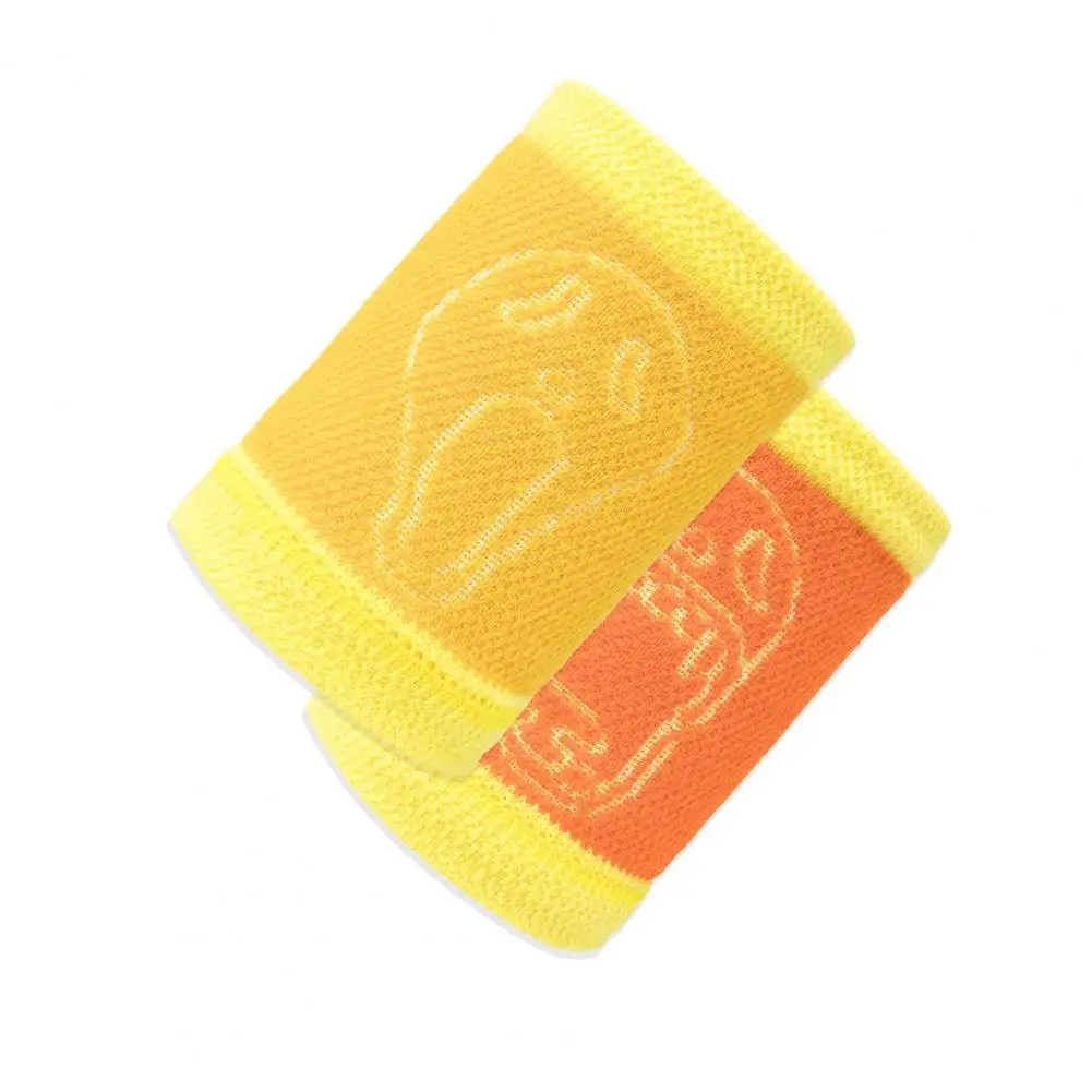 1 muñequera deportiva para el sudor, muñequera, yoga, correr, fitness,  brazo, absorción de sudor, manga de toalla (color amarillo, tamaño: 4.7 in)