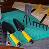 Deli Gardening Tool Sets Shovel Hoe Harrow 1/3/4 Pcs with PP Coated Handle,Garden Lawn Farmland Transplant Gardening Bonsai Tool 5