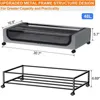 Large Capacity Underbed Storage Box Bed Bottom Shelf with Wheels Quilts Clothing Shoes Storage Multifunctional Storage Box 6